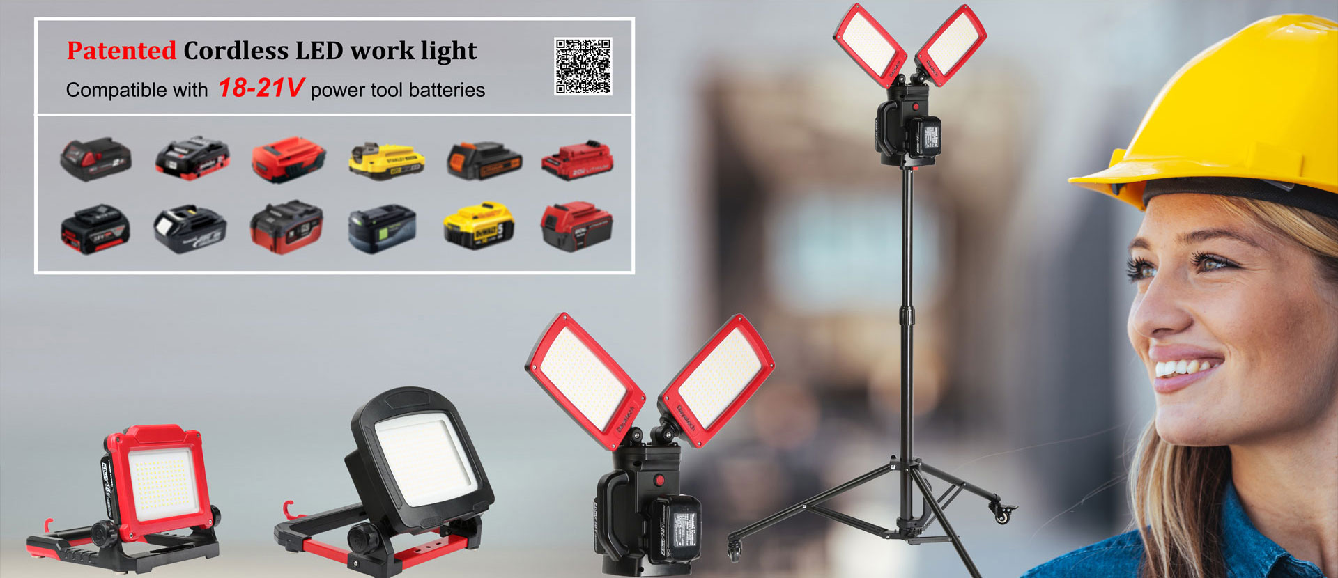 18-21V Cordless LED Work Light Supplier