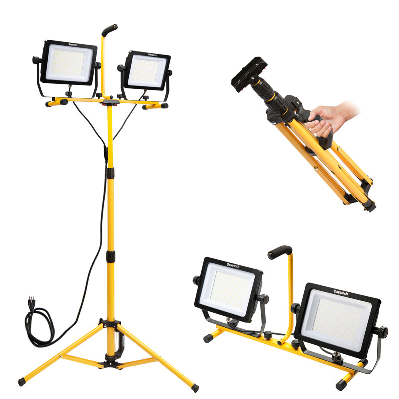 30000 Lumen Dual-Head LED Tripod Light Work Light